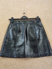 Topshop Size 8 Black Upvc