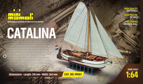 Mm61 model kit boat catalina - model,