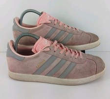 Adidas Gazelle Pink Grey Suede