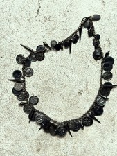 ERICKSON BEAMON by Vicki Sarge dark pewter coin & spear necklace RRP £245