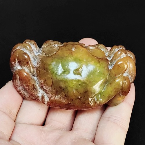Chinese old jade carved - 3.3",