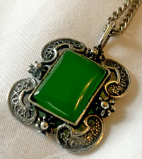 Vintage silver and green - silver?,