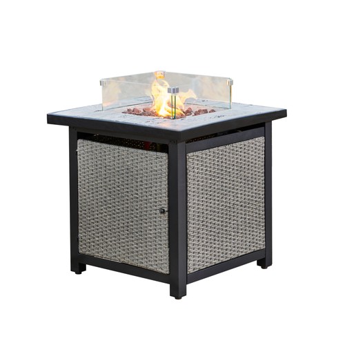Teamson home 86cm gas fire - 86cm, pit