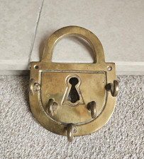 Vintage Antique Brass Padlock