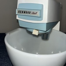 Kenwood Chef A701A Vintage Stand Mixer China Bowl with Accessories Duck Egg Blue