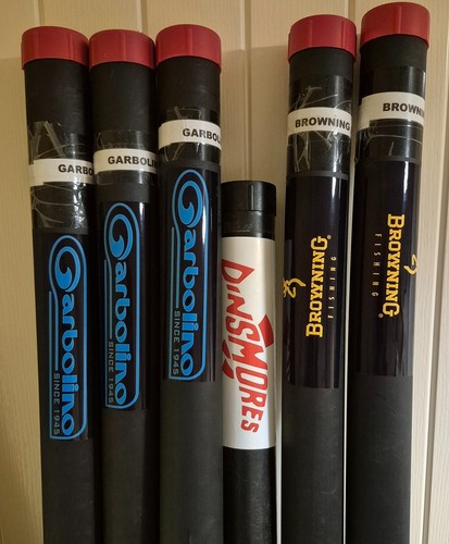 Fishing rod tube stickers - rod,