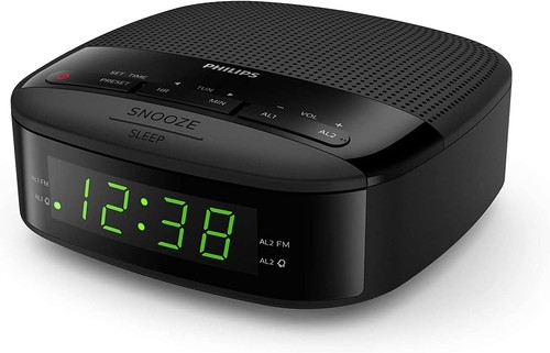 Philips clock radio with - radio,