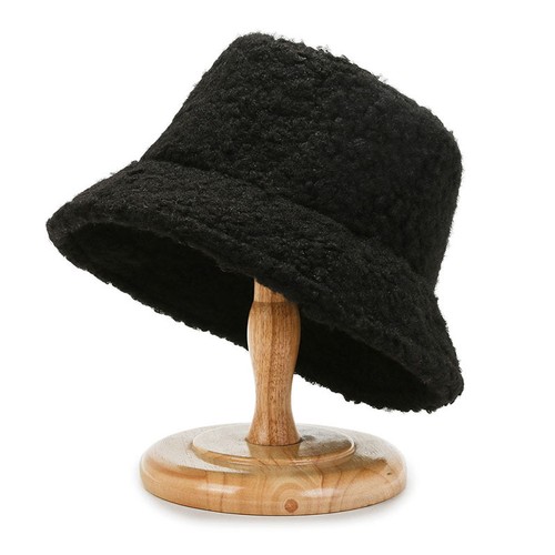 Women warm fluffy plush - plush, bucket