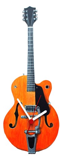 Gretsch guitar clock - gretsch,