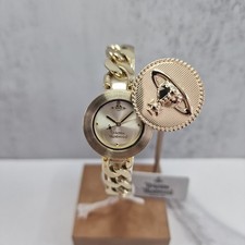 NEW Vivienne Westwood Ladies Orb Gold Button Watch VV323CPGD, With Tags, No Box