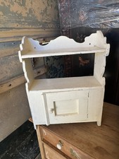 Vintage Old Handmade  Kitchen Cabinet Shelving Wall / Free Standing Unit