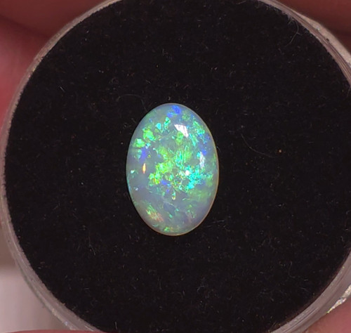 Coober pedy solid opal 10x7mm - coober,