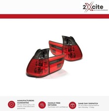 BMW X5 E53 1999-2006 Rear Tail Lights Lexus Crystal Design Red Smoke Smoked