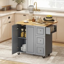 Rolling Kitchen Island Storage