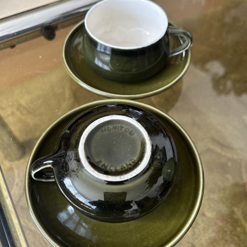 Pair honiton demitasse cup - of,