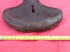 Pre-War Ladies BSA Vintage Leather Saddle Cover. Lot # 163