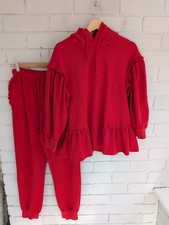 Simone Rocha red joggers hoody