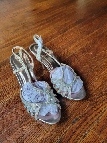 Silver slipper cinderella - slipper,