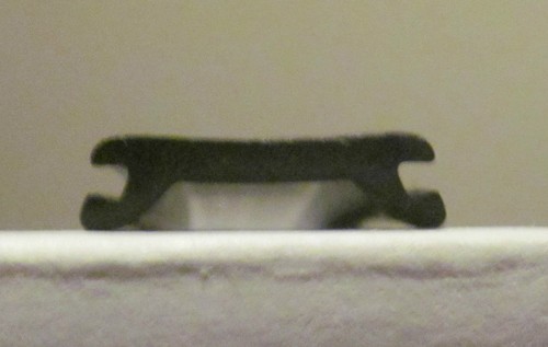 Black boat vinyl - 1/2",