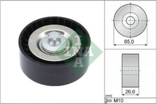 INA V-Belt Deflection Pulley for Mercedes Benz C220d CDi 2.1 Oct 2008-Oct 2014