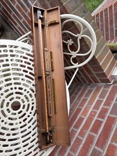 ANTIQUE WW1 HOUGHTON-BUTCHER DATED 1918 26” BEAM COMPASS IN WOODEN BOX.MILITARY.