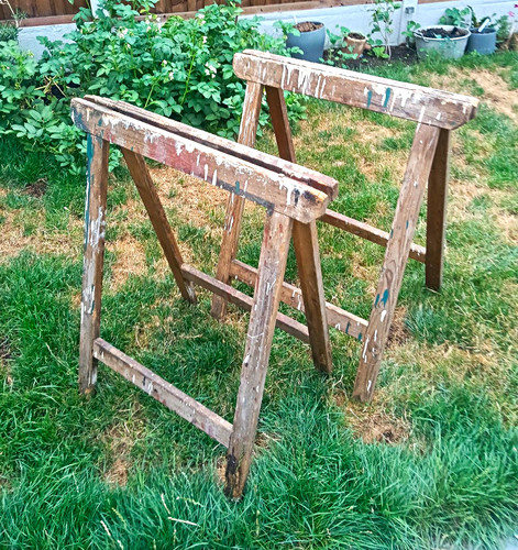 Shop display pair - pair, wooden