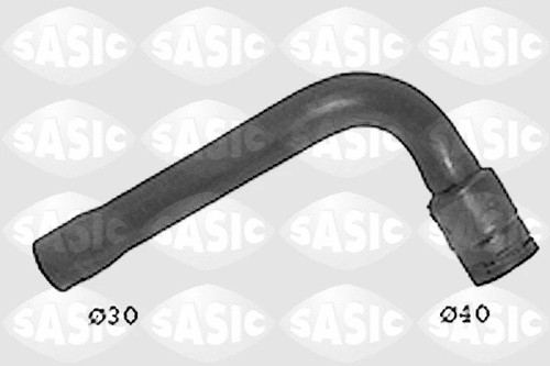 Upper right radiator hose - upper,