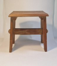 Vintage wooden foot stool /