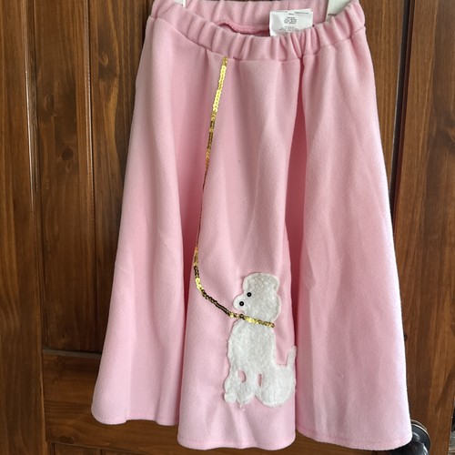 Girls fleece poodle - poodle, skirt
