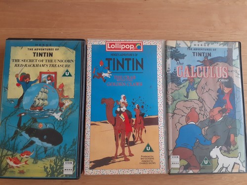 Vintage tintin vhs video - vhs,