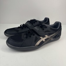 Asics Hyper Throw 3 Men’s 12 Black/Gunmetal Shot Put/Discus Throwing Track Shoes