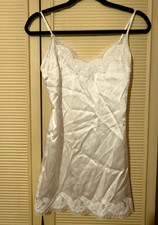 Agent Provocateur Amelea white lace & silk mini slip dress