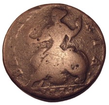  1737 GREAT BRITAIN HALF PENNY