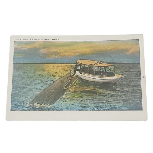 Vintage postcard sea - postcard,
