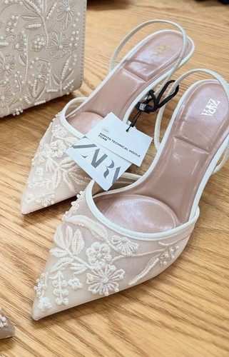 Zara embroidered lace mesh - embroidered,