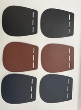 Pair LEATHER BUCKLE GUARDS 1