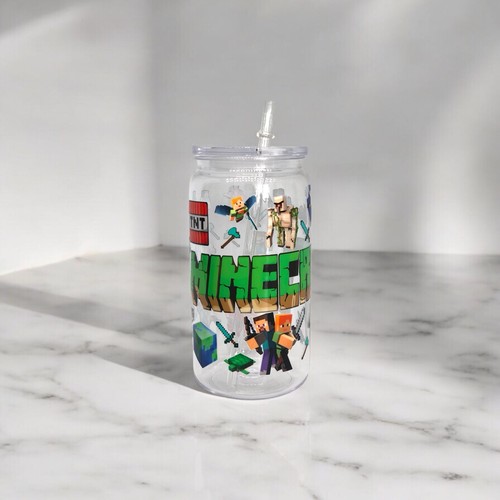 Minecraft 16oz plastic cup - 16oz,