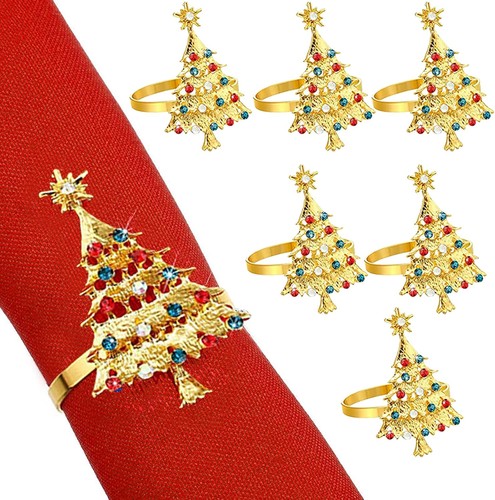 Christmas napkin rings set - napkin, set,