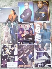 RARE Star Trek Enterprise Cast Clippings 35 Pages Scott Bakula Connor Dominic +