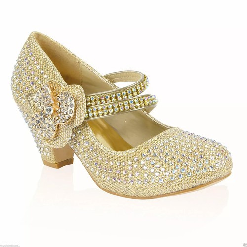 Girls court shoes low heel - low,