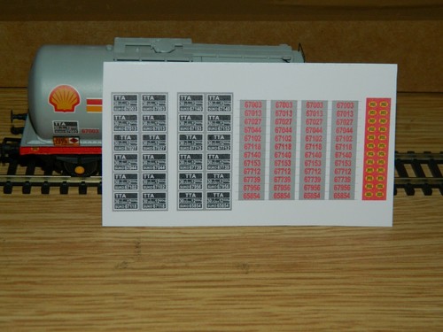 Alternative numbers decals for - numbers,