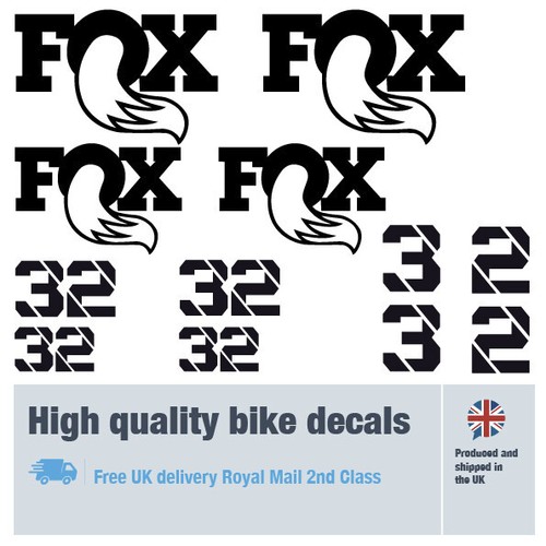 Fox fork decals 38 - fork, 32,34,36,38