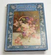 The Girls' Own Annual 1919, ed Flora Klickmann, Antique Illustrated Children's
