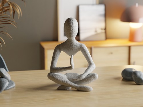 Yoga meditation sculpture - meditation,
