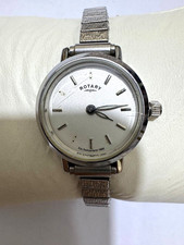 Rotary watch silver tone - watch, silver-tone