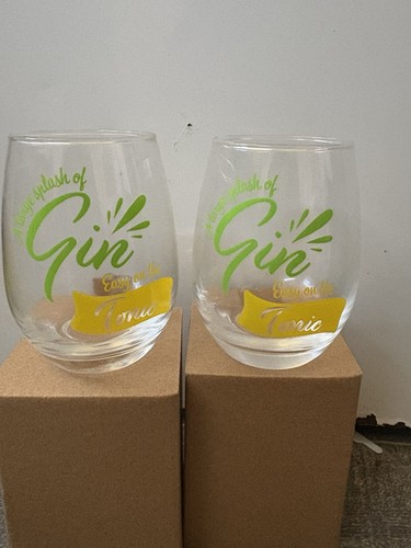 250ml gin glass tumbler - x,