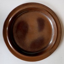 Vintage Arabia Pottery Finland RUSKA Large Platter Meat/Chop Plate 13" Diameter