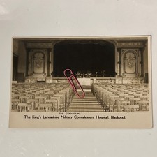 WW1 Kings Lancashire Military Convalescent Hospital Blackpool 1915 Note on Back