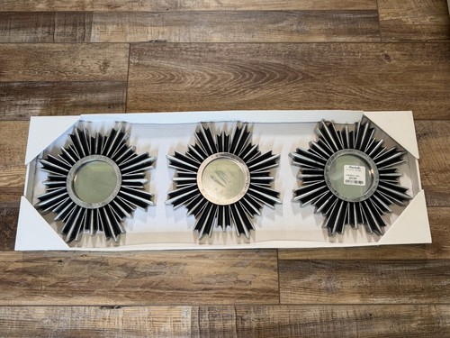 Sunburst wall mirror set - wall,