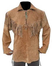 Men Western Cowboy Suede